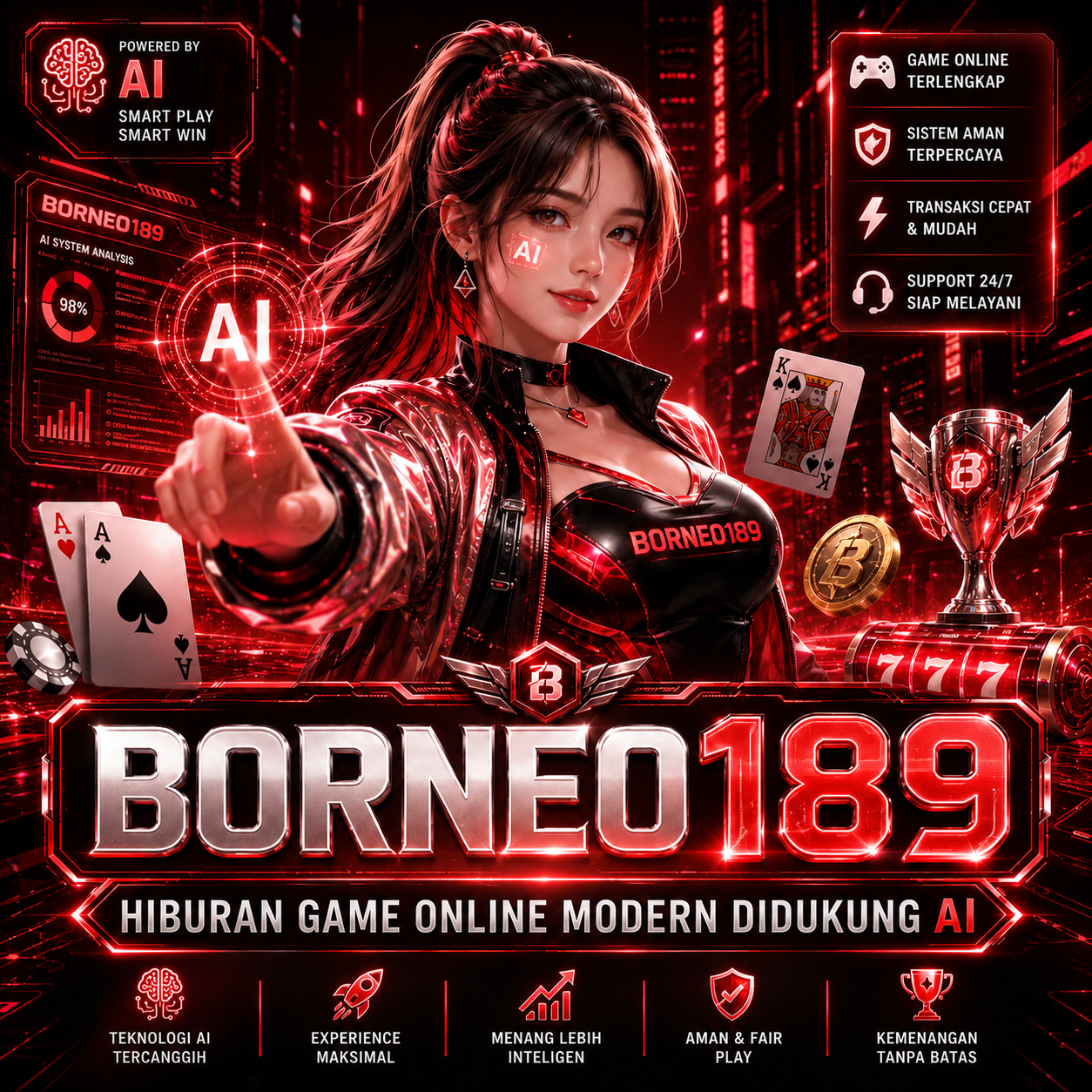 BORNEO189: Gerbang Utama Game Online Nusantara Terpopuler by Hey siriusly
